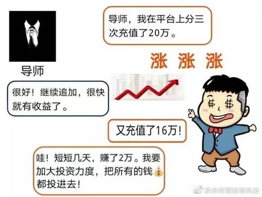 网络投资理财诈骗系列小漫画，对高收益投资要保持戒心