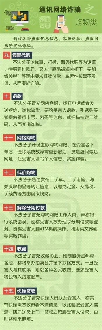 南京公安民警披露最常见的9大诈骗类型和58种诈骗手法
