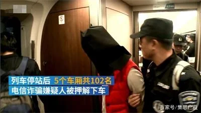“网贷”诈骗集团230人骗了12000人，装满动车5个车厢